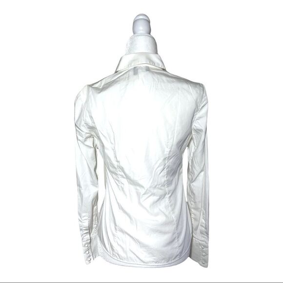 GIORGIO ARMANI White Cotton Button Down Shirt - Picture 5 of 7